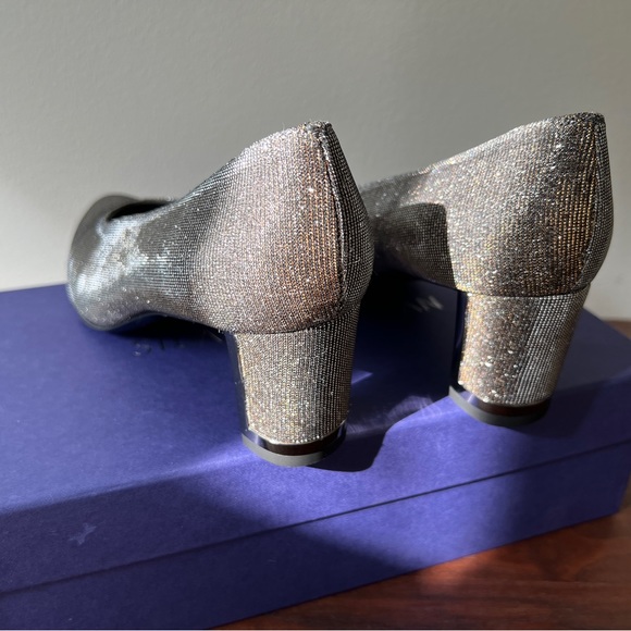 Stuart weitzman metallic pump 6 1/2 M - Picture 3 of 9